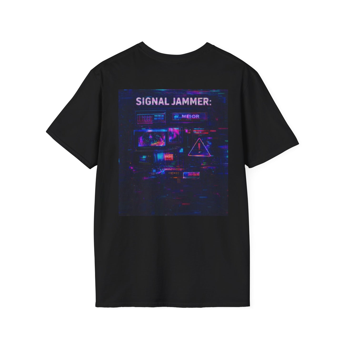 Signal Jammer: Broadcast Interference Tee | KLF Glitchcore Cyberpunk Punk Streetwear