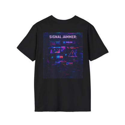 Signal Jammer: Broadcast Interference Tee | KLF Glitchcore Cyberpunk Punk Streetwear