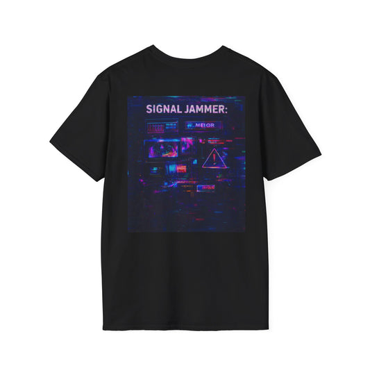 Signal Jammer: Broadcast Interference Tee | KLF Glitchcore Cyberpunk Punk Streetwear