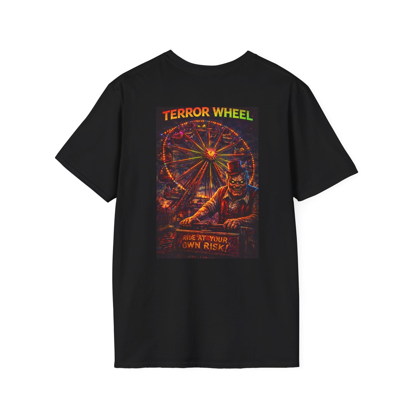 KLF “Terror Wheel” Tee | Carnival of Chaos – Freakshow Expansion | KLF Merch