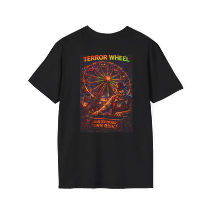 KLF “Terror Wheel” Tee | Carnival of Chaos – Freakshow Expansion | KLF Merch