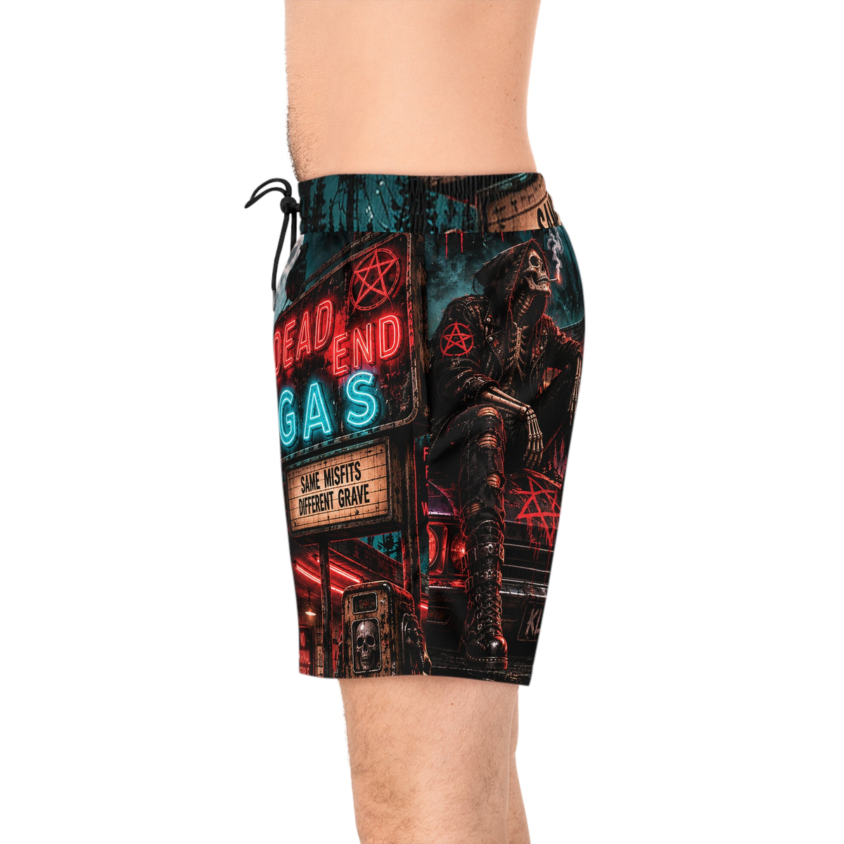 KLF Dead End Mid Length Swim Shorts — KLF product image 5