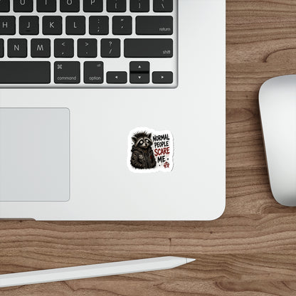 KLF “Normal People Scare Me” Die-Cut Sticker | KLF Merch