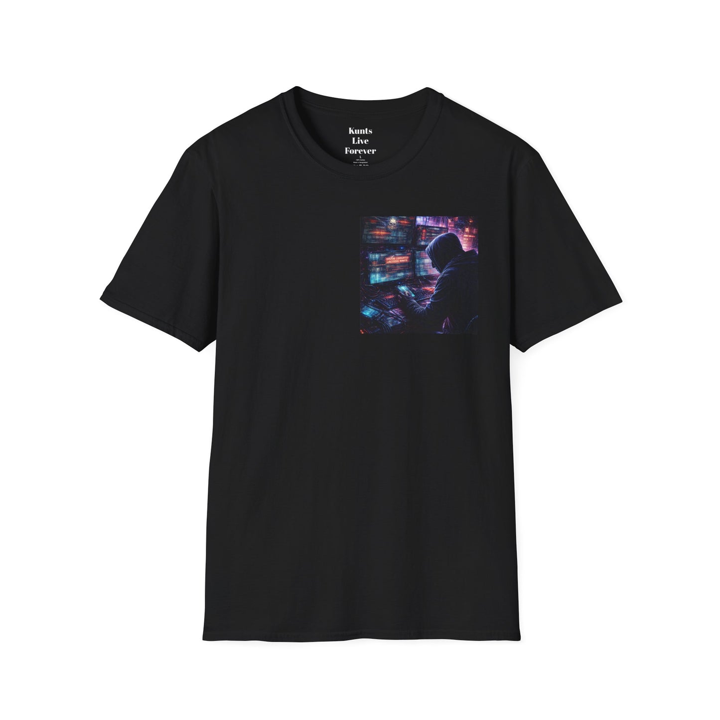 Blackout Protocol Activated Tee | KLF Glitchcore Punk Streetwear