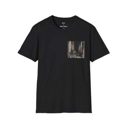 Not My Fucking Problem KLF × Kult Chaos gothic horror dark humor graphic tee mockup 2