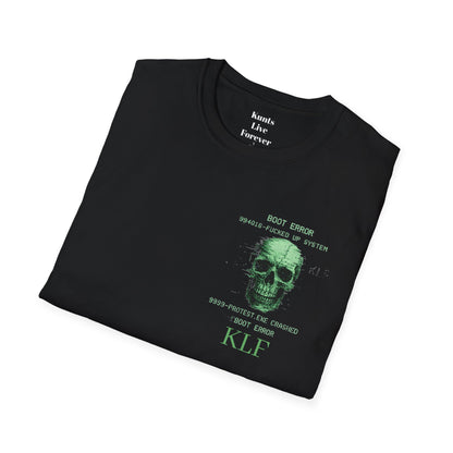 Punk streetwear tee by KLF.