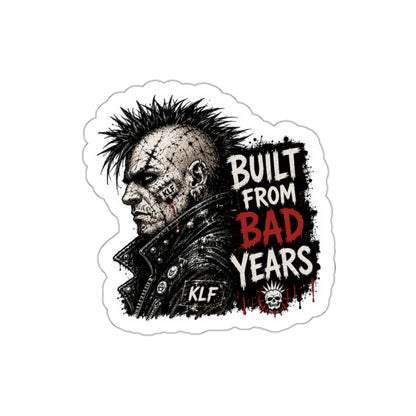 KLF “Built From Bad Years” Die-Cut Sticker | KLF Merch