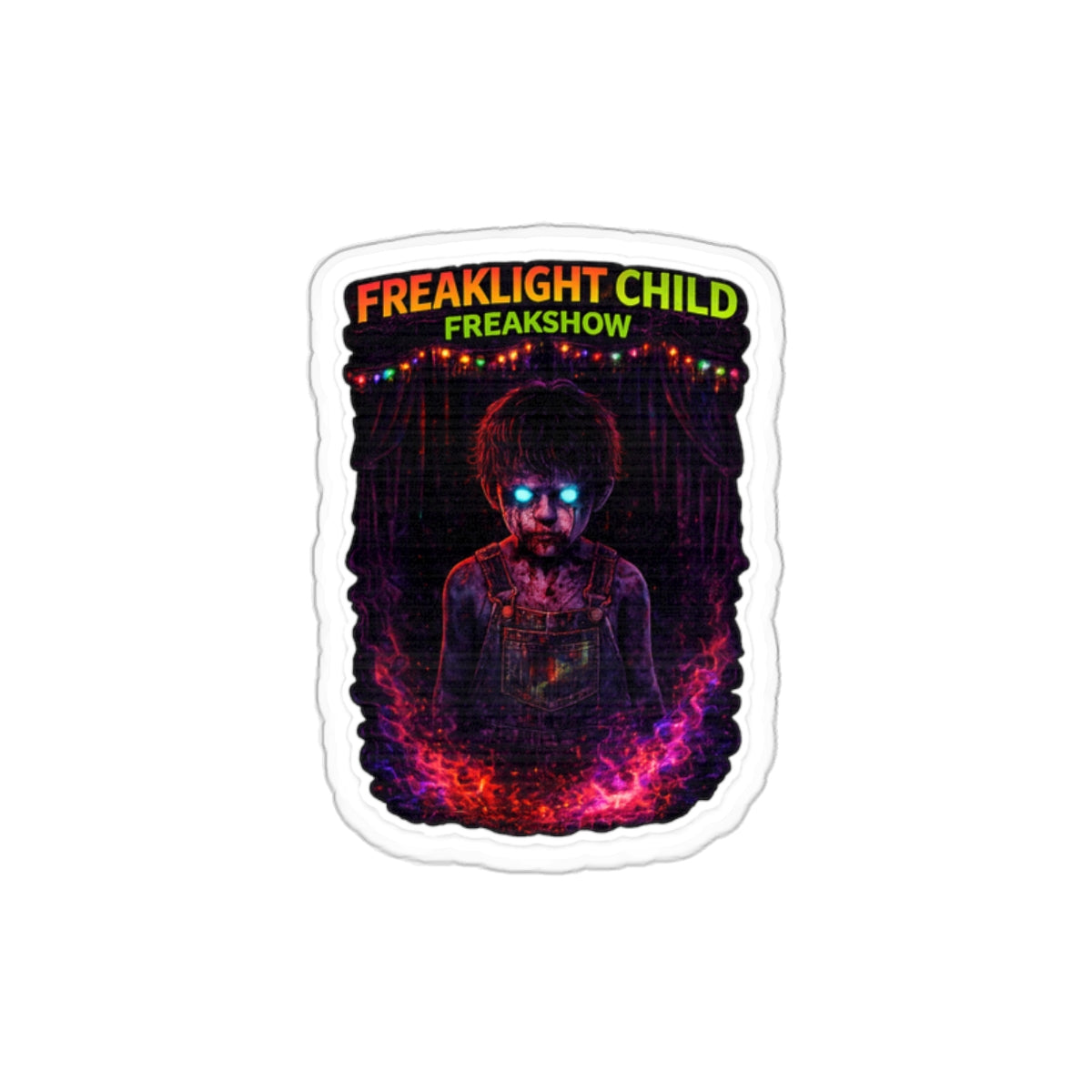 KLF “Freaklight Child” Die-Cut Sticker | Freakshow Expansion | KLF Merch
