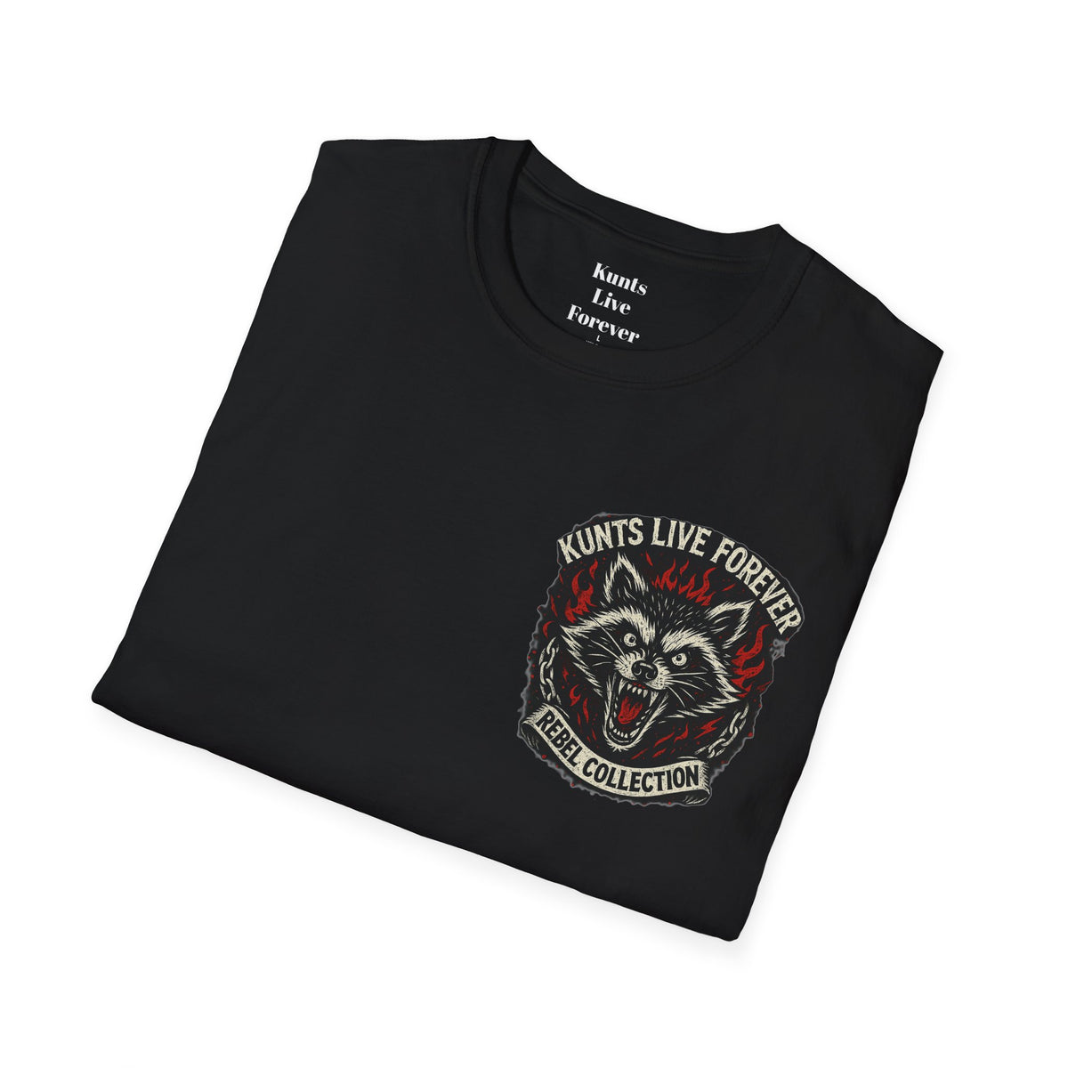 KLF Rebel Legend graphic tee by Kunts Live Forever.