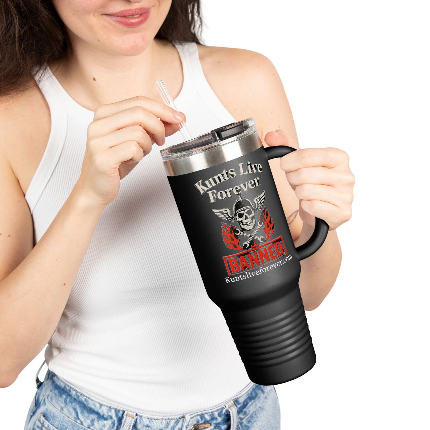 KLF 40oz "Banned" Tumbler | KLF Streetwear