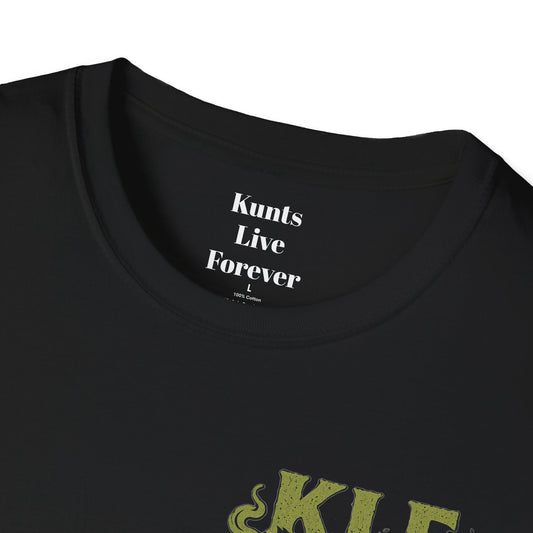 Punk streetwear tee by KLF.