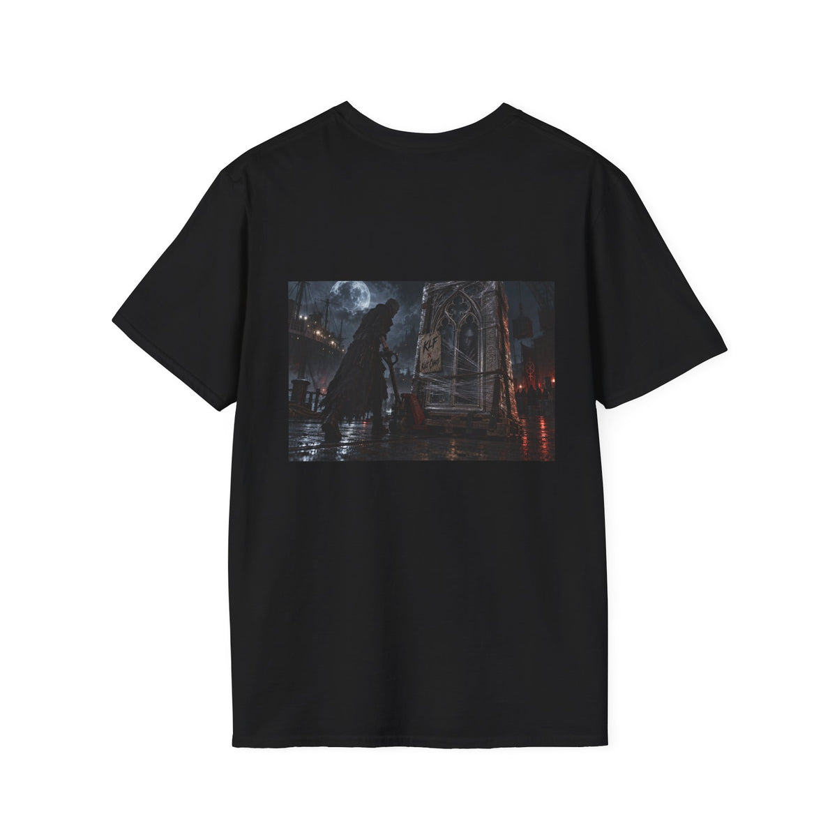 Wrong Fucking Delivery KLF × Kult Chaos industrial horror haunted mirror graphic tee artwork