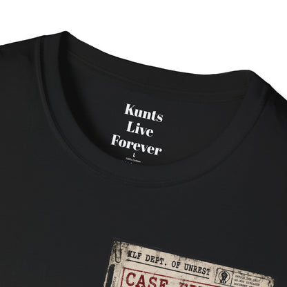 KLF Dept. of Unrest Case File #001 – This Economy Is What Built Rebellion in the First Place Tee | Anti-Corporate Punk Shirt