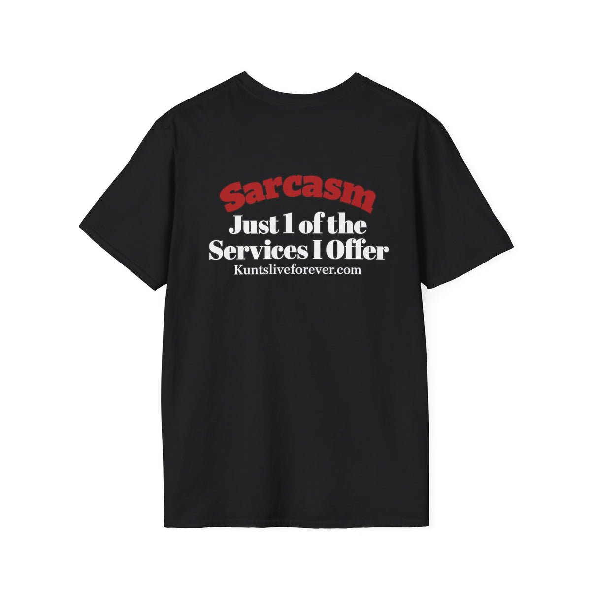 KLF Sarcasm tee product mockup 1