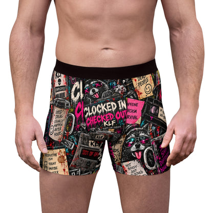 KLF Clocked In / Checked Out Boxer Briefs product view 1