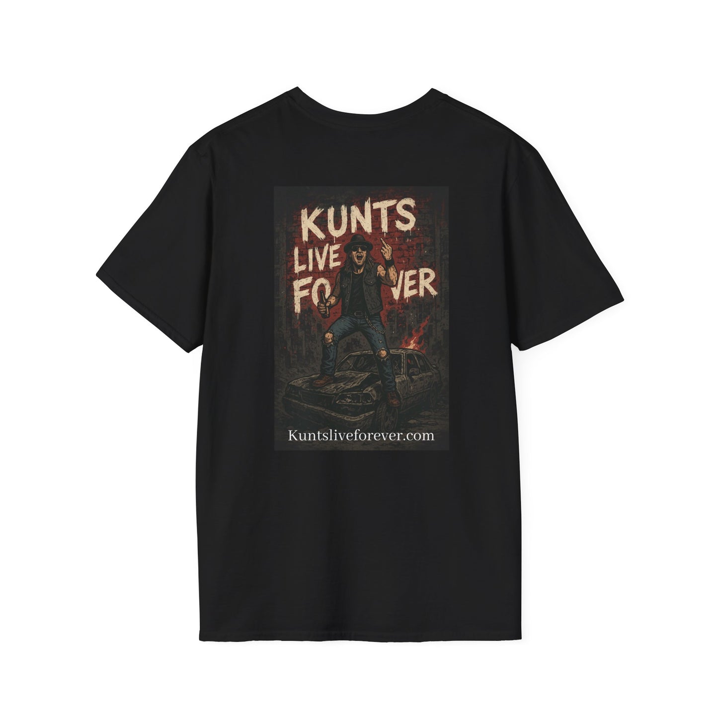 Rebel "Roadkill Riot" Tee - Kunts Live Forever