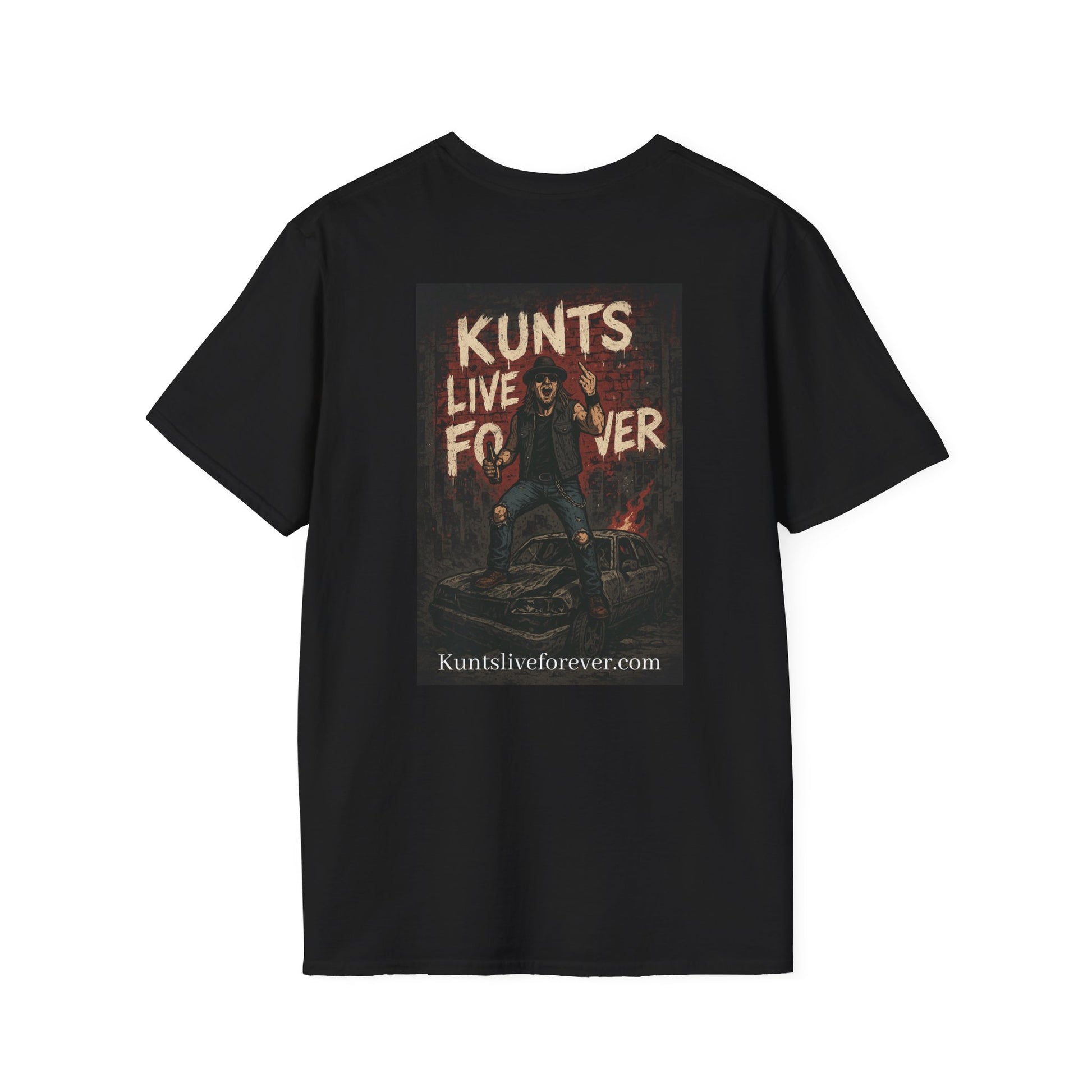 Rebel "Roadkill Riot" Tee - Kunts Live Forever
