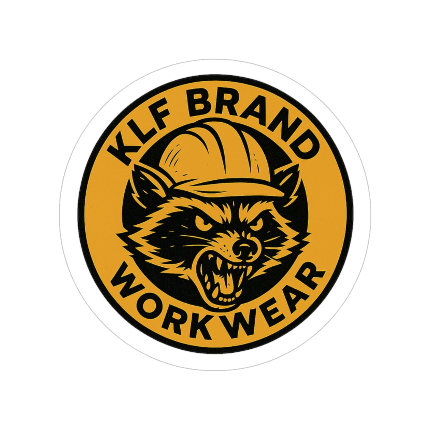 Built in Spite Hardhat Workwear Sticker | KLF Brand Workwear