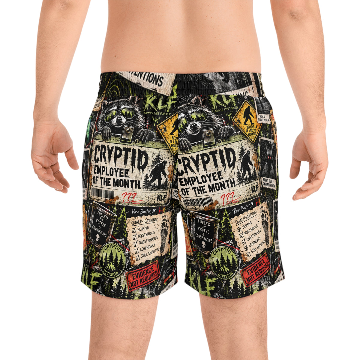 Cryptid Employee of the Month Swim Shorts — product image 2