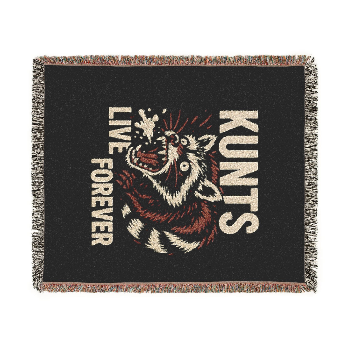 KLF “Rabid Racoon Woven" Blanket | KLF Streetwear