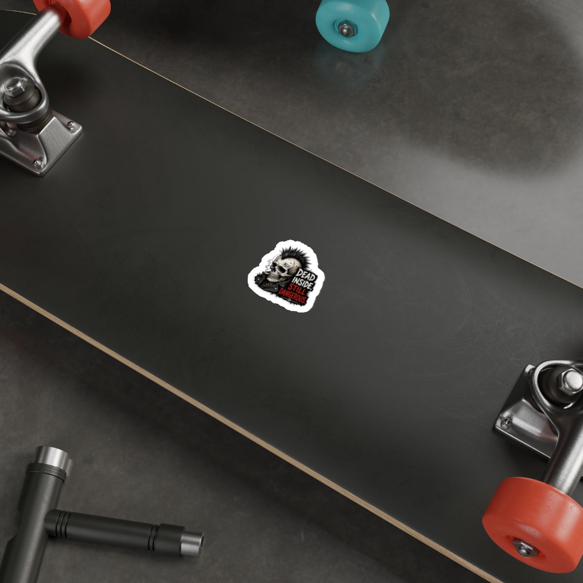 KLF “Dead Inside. Still Dangerous.” Die-Cut Sticker | KLF Merch