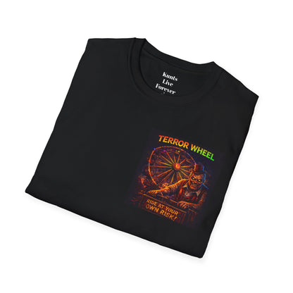 KLF “Terror Wheel” Tee | Carnival of Chaos – Freakshow Expansion | KLF Merch