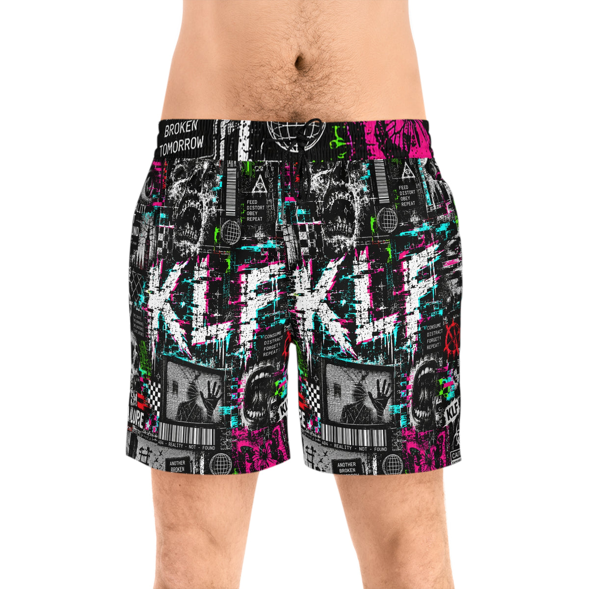 KLF System Failure Mid Length Swim Shorts — KLF product image 2
