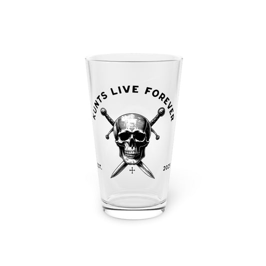 KLF “Skull & Cross Swords" 16oz Pint Glass | KLF Streetwear