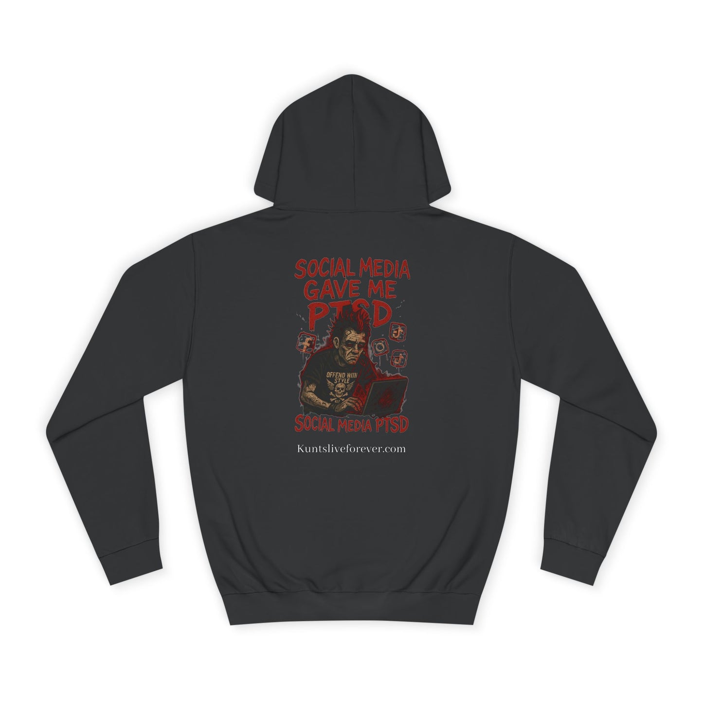 KLF "Social Media Gave Me PTSD" Hoodie | KLF Streetwear