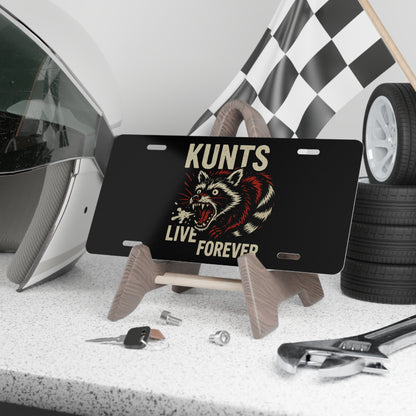 KLF “Rabid Raccoon" Vanity Plate | KLF Streetwear