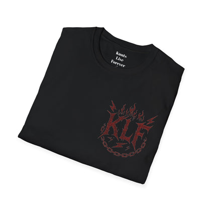 Punk streetwear tee by KLF.