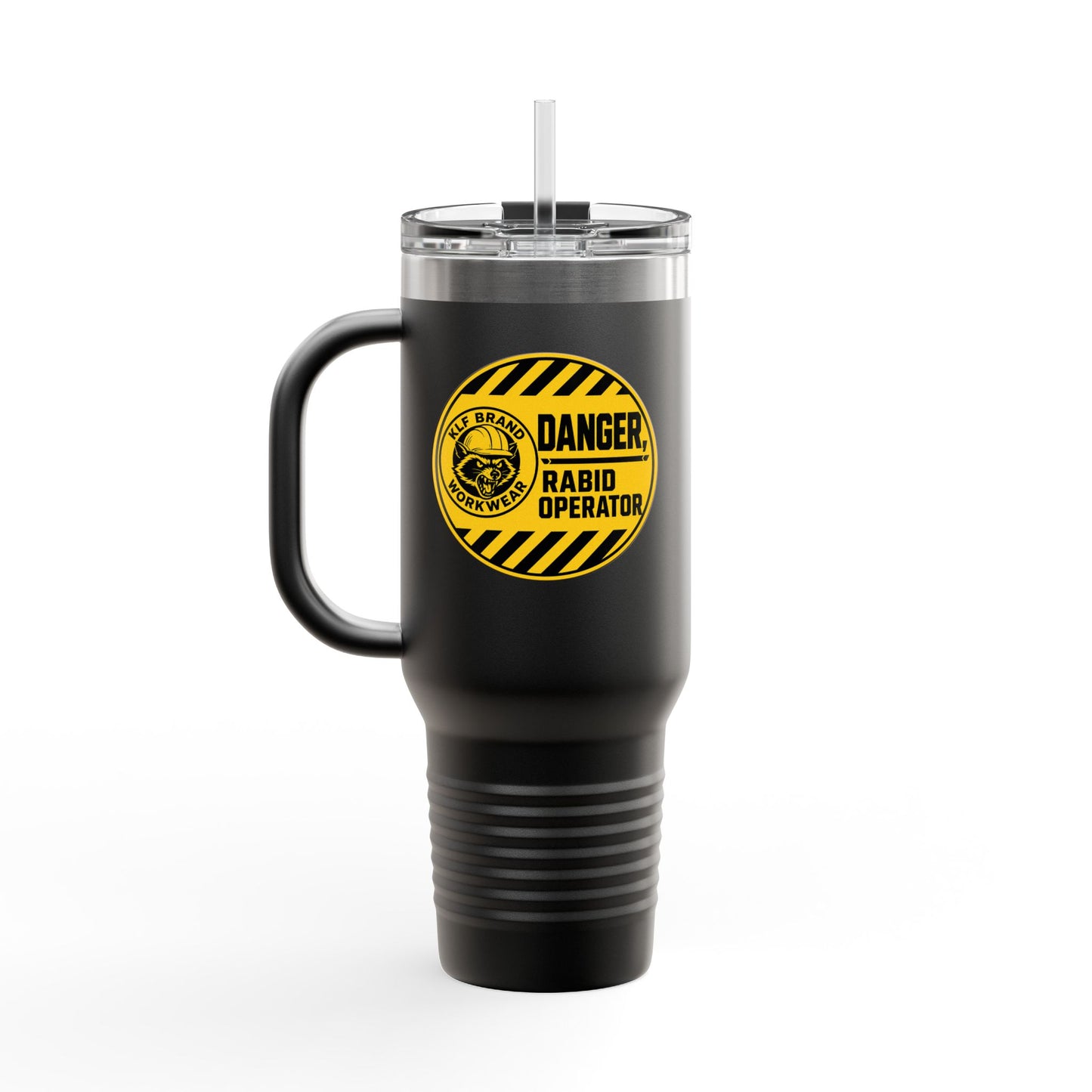 KLF “Danger: Rabid Operator” 40oz Tumbler | KLF Brand Workwear | KLF Merch