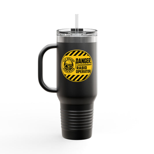 KLF “Danger: Rabid Operator” 40oz Tumbler | KLF Brand Workwear | KLF Merch