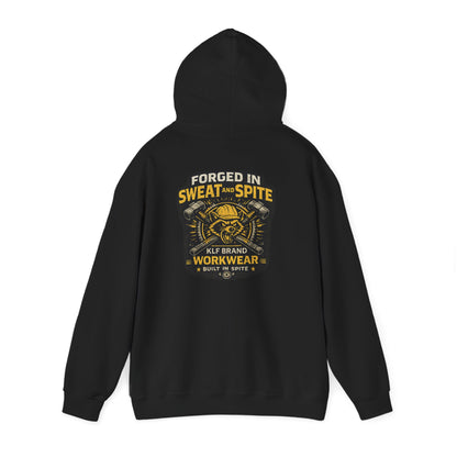 Forged in Sweat and Spite Hoodie | KLF Brand Workwear