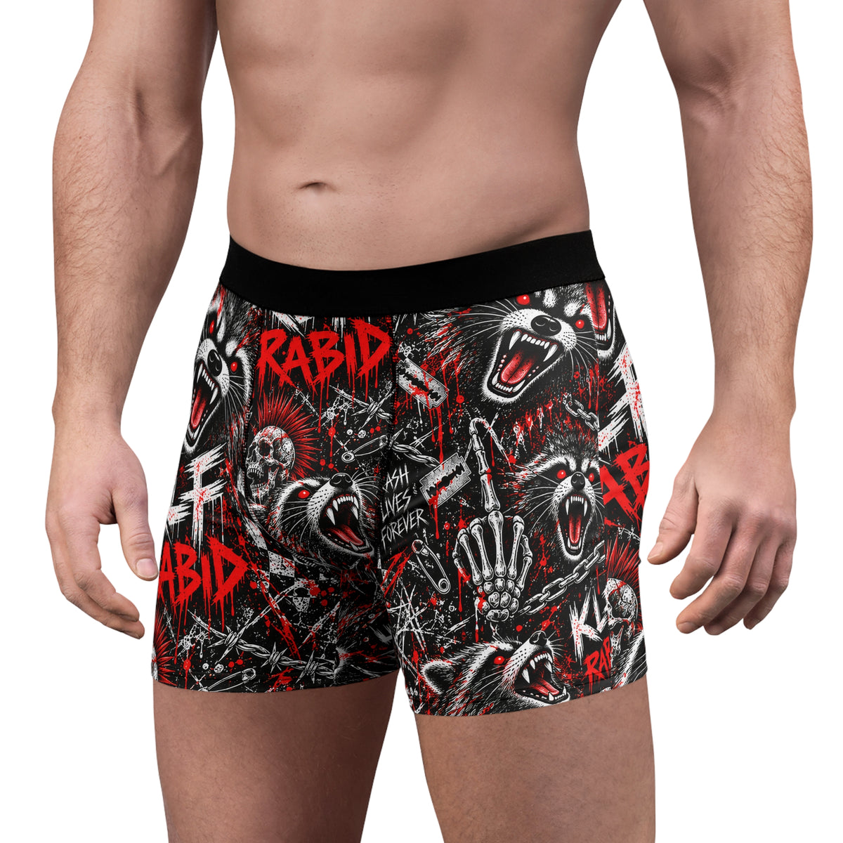 Rabid Raccoon Boxer Briefs — KLF product image 5
