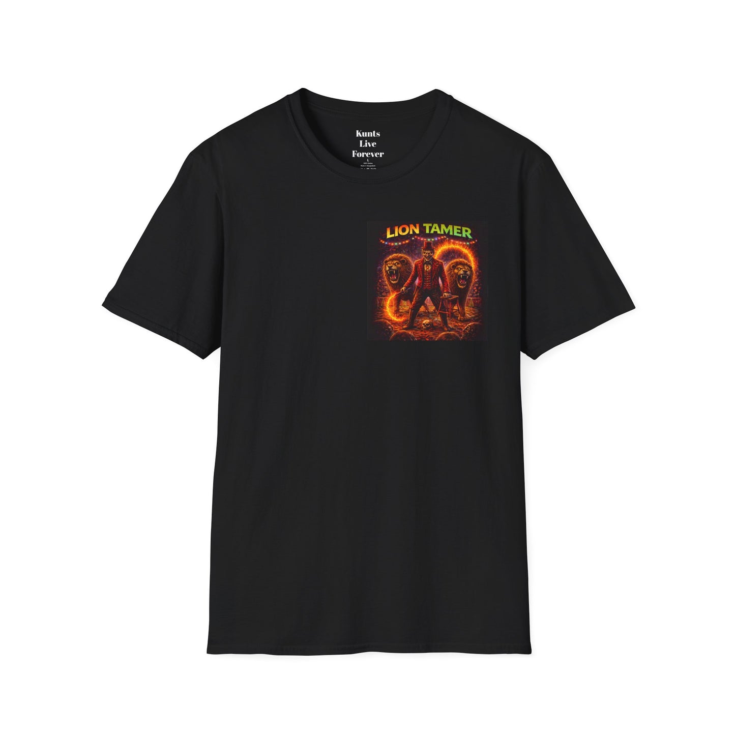 KLF “Lion Tamer” Tee | Carnival of Chaos – Freakshow Expansion | KLF Merch