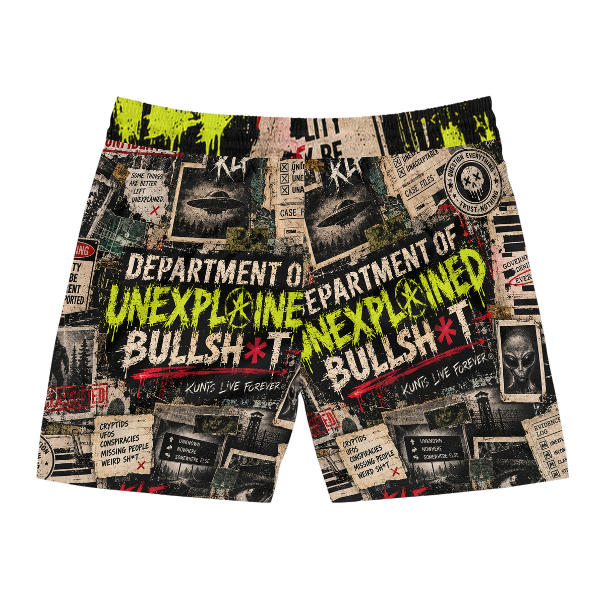 KLF Department of Unexplained Bullsh*t Swim Shorts — KLF product image 3