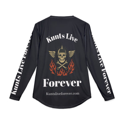 Men's UV Protection Kunts Live Forever Black Tee - Kunts Live Forever