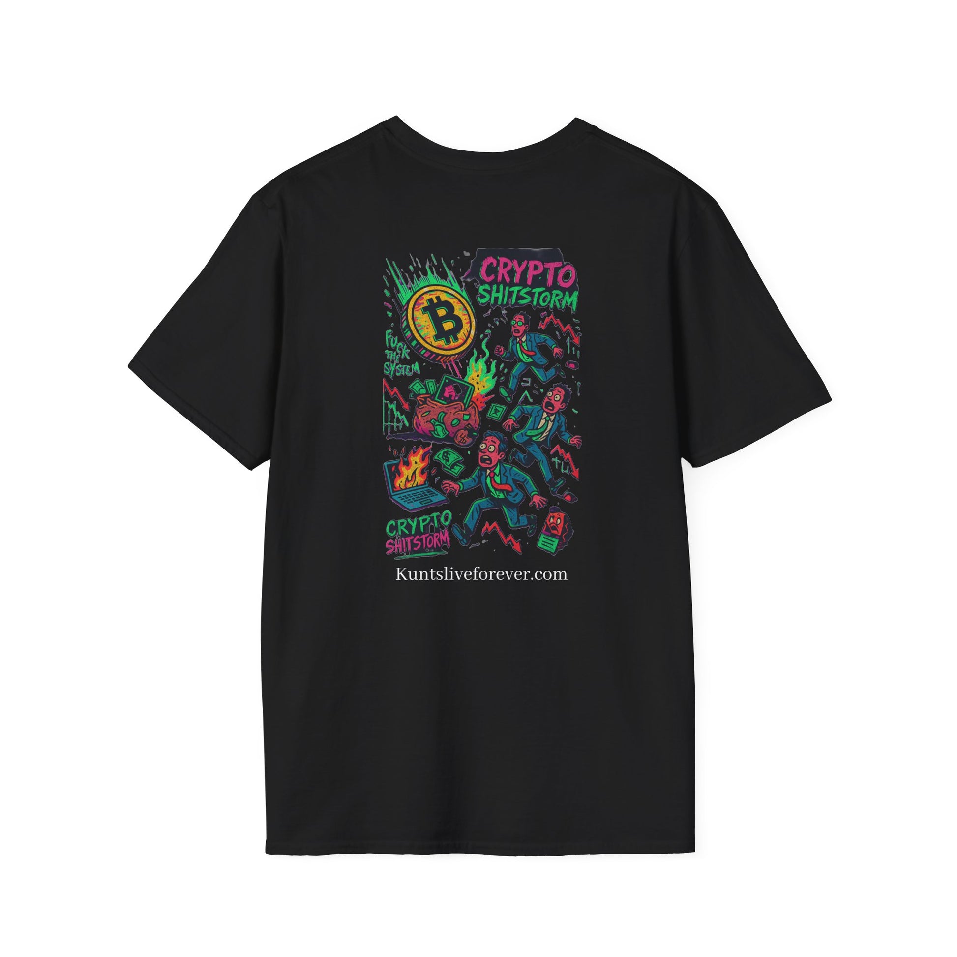 KLF Crypto Shitstorm Tee - Kunts Live Forever