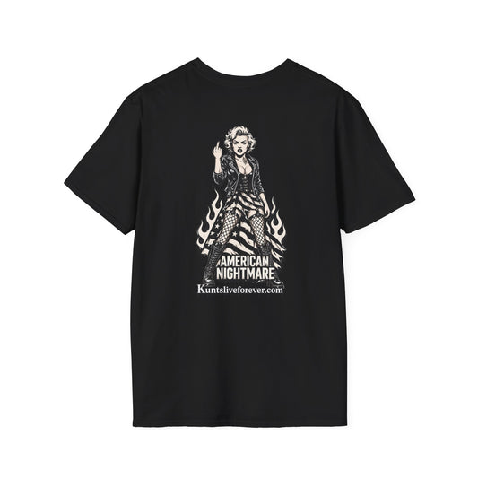 KLF Rebel American Nightmare Tee in black — product image 1