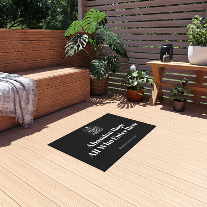 KLF "Abandon Hope" Outdoor Rug | KLF Streetwear