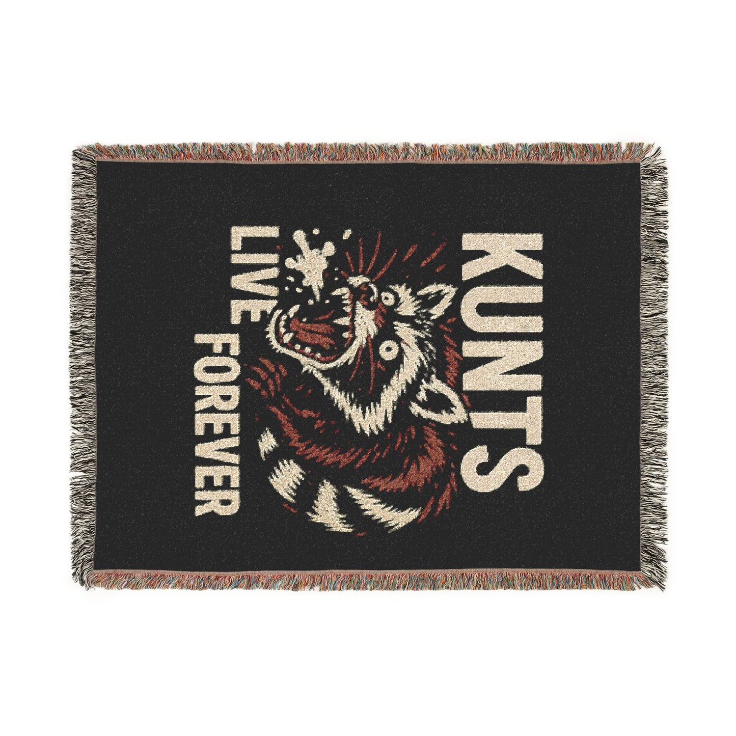 KLF “Rabid Racoon Woven" Blanket | KLF Streetwear
