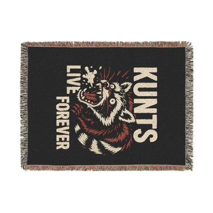 KLF “Rabid Racoon Woven" Blanket | KLF Streetwear