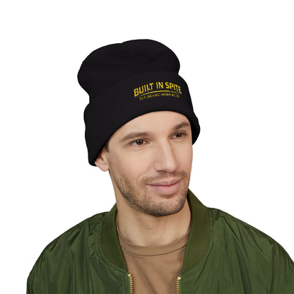 Built in Spite Embroidered Beanie | KLF Brand Workwear