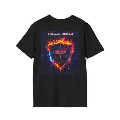Firewall Funeral Tee | KLF Glitchcore Punk Streetwear Graphic