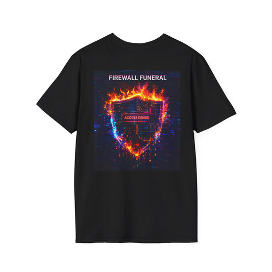 Firewall Funeral Tee | KLF Glitchcore Punk Streetwear Graphic
