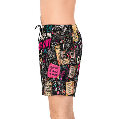 KLF Clocked In / Checked Out Swim Shorts product view 6
