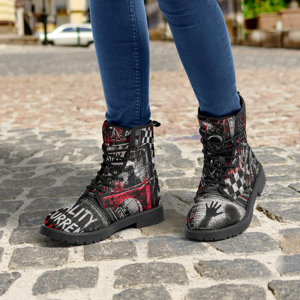 Reality Is Currently Unusual Leather Boots – product image 5