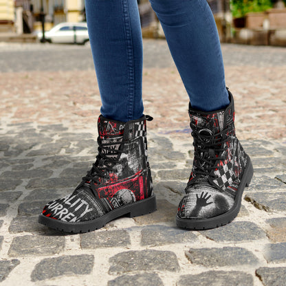Reality Is Currently Unusual Leather Boots – product image 5