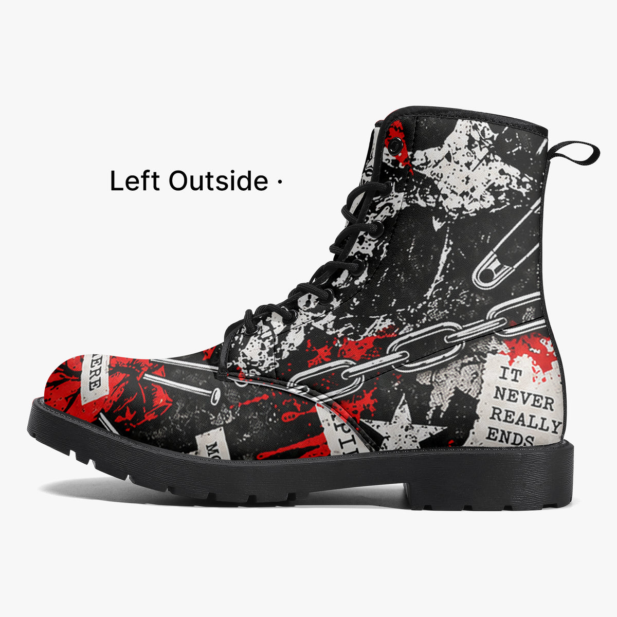Death Club Leather Boots — product image 1